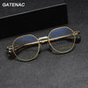 Vintage Pure Titanium Eyeglasses Frame Men    Myopia Prescription Glasses Frame Women Ultra Light Luxury Brand Eyewear