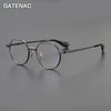 Vintage Pure Titanium Eyeglasses Frame Men    Myopia Prescription Glasses Frame Women Ultra Light Luxury Brand Eyewear