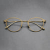 Vintage Pure Titanium Eyeglasses Frame Men Retro Luxury Brand Optical Glasses Frame Women 2021   Prescription Myopia Eyewear