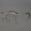 Vintage Pure Titanium Eyeglasses Frame Men Square Prescription Optical Myopia Glasses Frame Women 2022   Luxury Brand Eyewear