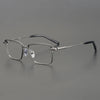 Vintage Pure Titanium Eyeglasses Frame Men Square Prescription Optical Myopia Glasses Frame Women 2022   Luxury Brand Eyewear