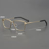Vintage Pure Titanium Eyeglasses Frame Men Square Prescription Optical Myopia Glasses Frame Women 2022   Luxury Brand Eyewear