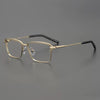 Vintage Pure Titanium Eyeglasses Frame Men Square Prescription Optical Myopia Glasses Frame Women 2022   Luxury Brand Eyewear