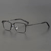 Vintage Pure Titanium Eyeglasses Frame Men Square Prescription Optical Myopia Glasses Frame Women 2022   Luxury Brand Eyewear