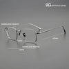 Vintage Pure Titanium Eyeglasses Frame Men Square Ultra Light Prescription Myopia Glasses Frame Male  Luxury Brand Eyewear
