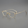 Vintage Pure Titanium Eyeglasses Frame Men Square Ultra Light Prescription Myopia Glasses Frame Male  Luxury Brand Eyewear