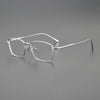 Vintage Pure Titanium Eyeglasses Frame Men Square Ultra Light Prescription Myopia Glasses Frame Male  Luxury Brand Eyewear