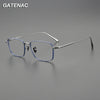 Vintage Pure Titanium Eyeglasses Frame Men Square Ultra Light Prescription Myopia Glasses Frame Male  Luxury Brand Eyewear