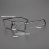 Vintage Pure Titanium Glasses Frame Men Square    Myopia Prescription Eyeglasses Frame Women Retro Luxury Brand Eyewear
