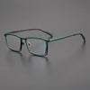 Vintage Pure Titanium Glasses Frame Men Square    Myopia Prescription Eyeglasses Frame Women Retro Luxury Brand Eyewear