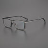 Vintage Pure Titanium Glasses Frame Men Square    Myopia Prescription Eyeglasses Frame Women Retro Luxury Brand Eyewear