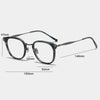 Vintage Titanium Acetate Glasses Frame Men Ultra Light Prescription Myopia Eyeglasses Frame Women Retro Luxury Brand Eyewear