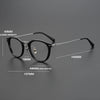 Vintage Titanium Eyeglasses Frame Men High Quality Prescription Myopia Optical Glasses Frame Male Women Luxury Brand Eyewear