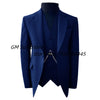 Wedding Men Suit 3-Piece Peaked Lapel One Button Tuxedo Slim Fit Premium Dinner Jacket Vest Pants Set