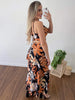 Women Short Tank Top 2 Piece Skirt Set Sexy Print Sleeveless Off Shoulder Tube Top Long Skirt Summer Outfits Beachwear Suit Y2k