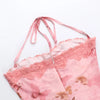 Women's Elegant Sweetheart Dress Summer Hundred Rustic Style Sexy Mesh Tie Waist Lace Halter Skirt