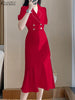 ZANZEA 2024 Women Mermaid Long Shirt Dress Puff Short Sleeve Elegant Casual Slimming Midi Fishtail Dresses Solid Buttons Vestido