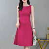 ZANZEA Sexy Boat Neck Sleeveless Dress Women Textured Fabric Tank Sundress Elegant Waisted Party Vestidos 2024 Summer Short Robe