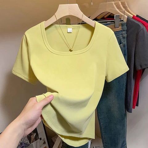 Plus Size Women's Summer Casual Short-Sleeve T-Shirt Fits 331 lb