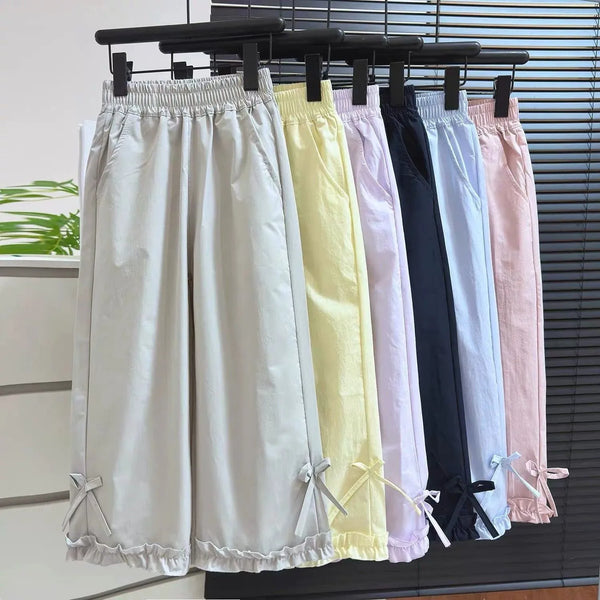 Plus Size Women's Summer Casual Relaxed Fit Pants