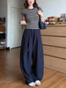 Plus Size Women's Summer Fashionable Casual Short-Sleeve Relaxed Fit Two-Piece Set Fits 331 lb