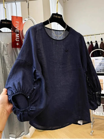 Plus Size Women's Summer New-Style Casual Relaxed Fit Shirt Fits 331 lb