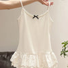 Plus Size Women's Summer Casual Lace Patchwork Vest Fits 88-331 lb