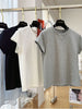 Plus Size Women's Summer Casual Short-Sleeve Relaxed Fit T-Shirt Fits 88-331 lb