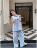 Plus Size Women's Summer New-Style Casual Sleeveless Two-Piece Set Fits 331 lb