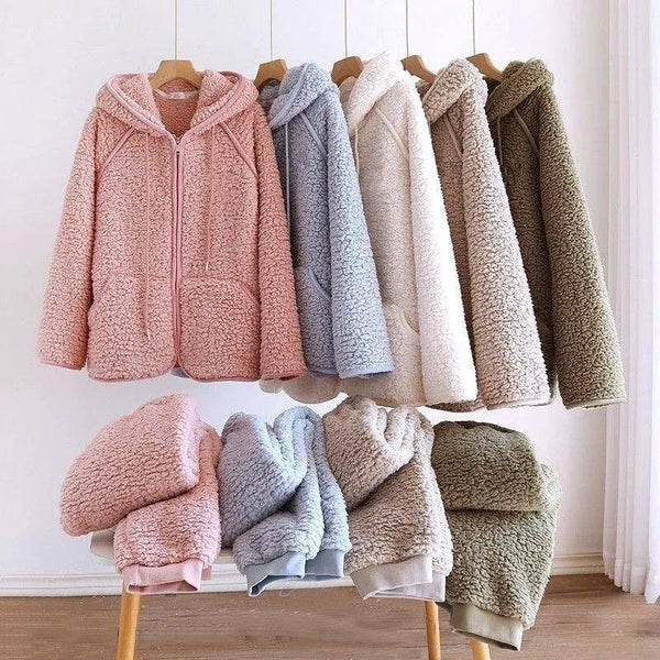Plus Size Women's Autumn Winter Two-Piece Set Fits 331 lb
