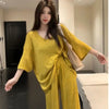 Plus Size Women's Summer New-Style Casual Short-Sleeve Relaxed Fit Two-Piece Set Fits 331 lb