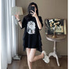 Plus Size Women's Summer Casual Patchwork Mesh Relaxed Fit Dress Fits 331 lb