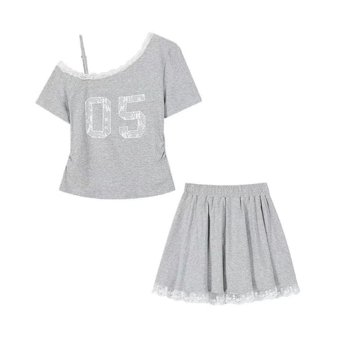 Women's Summer Fashionable Casual Two-Piece Set Fits 331 lb