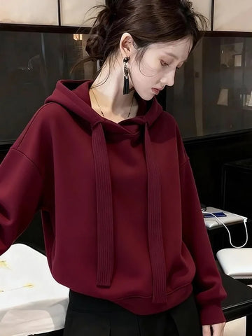 Plus Size Women's New-Style Long-Sleeve Sweatshirt Fits 331 lb