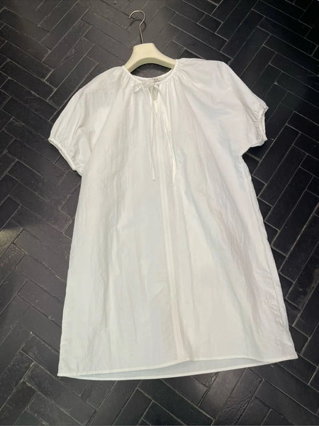 Plus Size Women's Summer Puff-Sleeve Relaxed Fit Dress Fits 331 lb