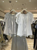 Plus Size Women's Summer French-Style New-Style Casual Puff-Sleeve Relaxed Fit Shirt Fits 331 lb