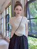 Plus Size Women's Elegant New-Style Pleated Short-Sleeve T-Shirt Fits 331 lb