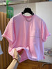 Plus Size Women's Summer New-Style Short-Sleeve Relaxed Fit T-Shirt Fits 331 lb