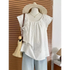 Plus Size Women's Summer French-Style Elegant Vintage Puff-Sleeve Relaxed Fit Shirt Fits 331 lb
