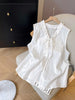 Plus Size Women's Summer New-Style Chiffon Sleeveless Relaxed Fit Blouse Fits 331 lb