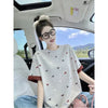 Plus Size Women's Summer New-Style Short-Sleeve Relaxed Fit T-Shirt Fits 331 lb