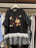 Plus Size Women's Summer Fashionable New-Style Patchwork Printed Short-Sleeve Relaxed Fit T-Shirt Fits 331 lb