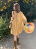Plus Size Women's Spring Summer Floral Long-Sleeve Dress Fits 331 lb