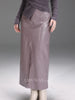 Porcelain Beauty High-Waist Eco-Leather Pencil Skirt