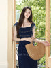 Old-school chic beauty super flattering ultra-elegant and stunningly date-night dress