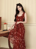 Champs-ÃlysÃ©es Special Design and Waist-Cinching White-Enhancing Elegant Dress
