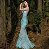 Yunxiao Fuguang Skirt Summer Mint Green Island Resort Style Mermaid Fit Halter Dress