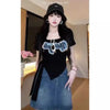 Plus Size Women's Summer Short-Sleeve T-Shirt Fits 265 lb