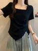 Plus Size Women's Summer Casual Short-Sleeve T-Shirt Fits 88-331 lb