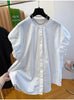 Plus Size Women's Summer New-Style Relaxed Fit Shirt Fits 331 lb